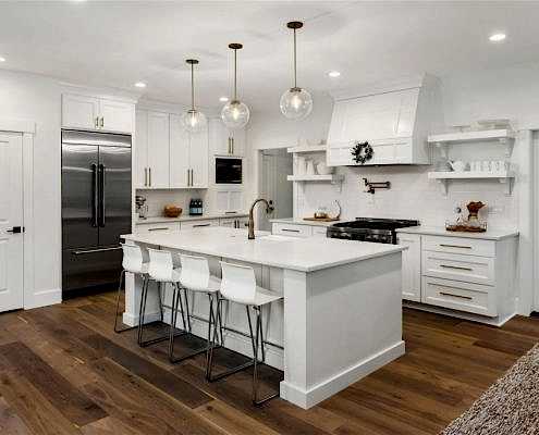 beyaz mutfak dolapları